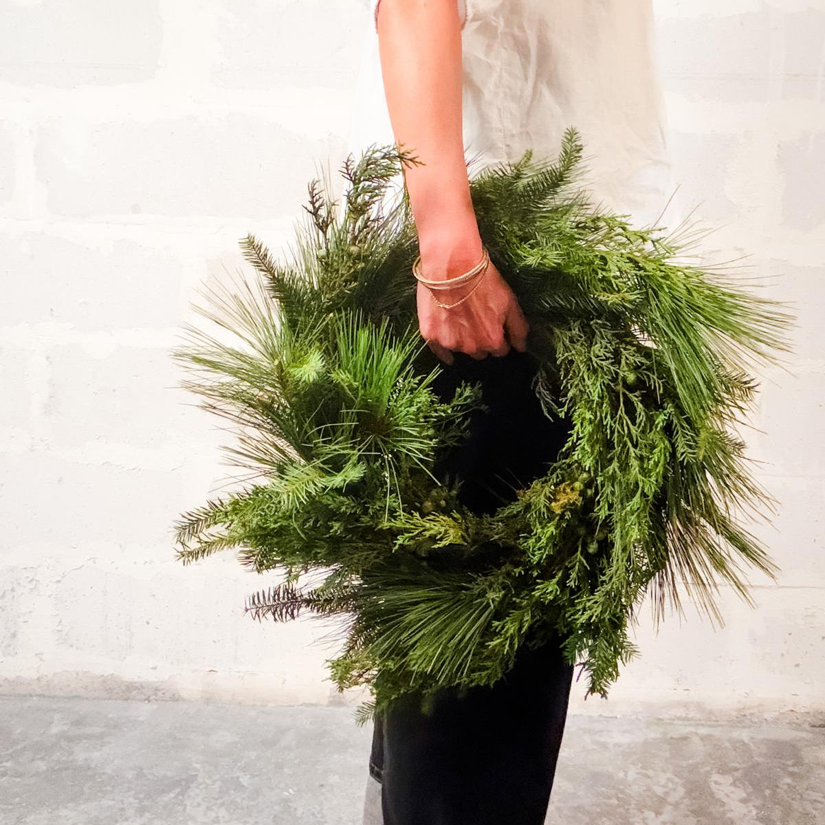 Corona del bosque para puerta