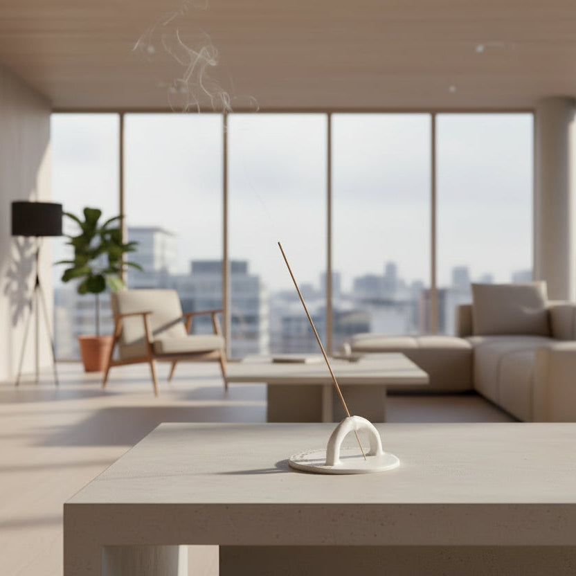 Porta incienso artesanal