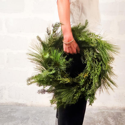 Corona del bosque para puerta